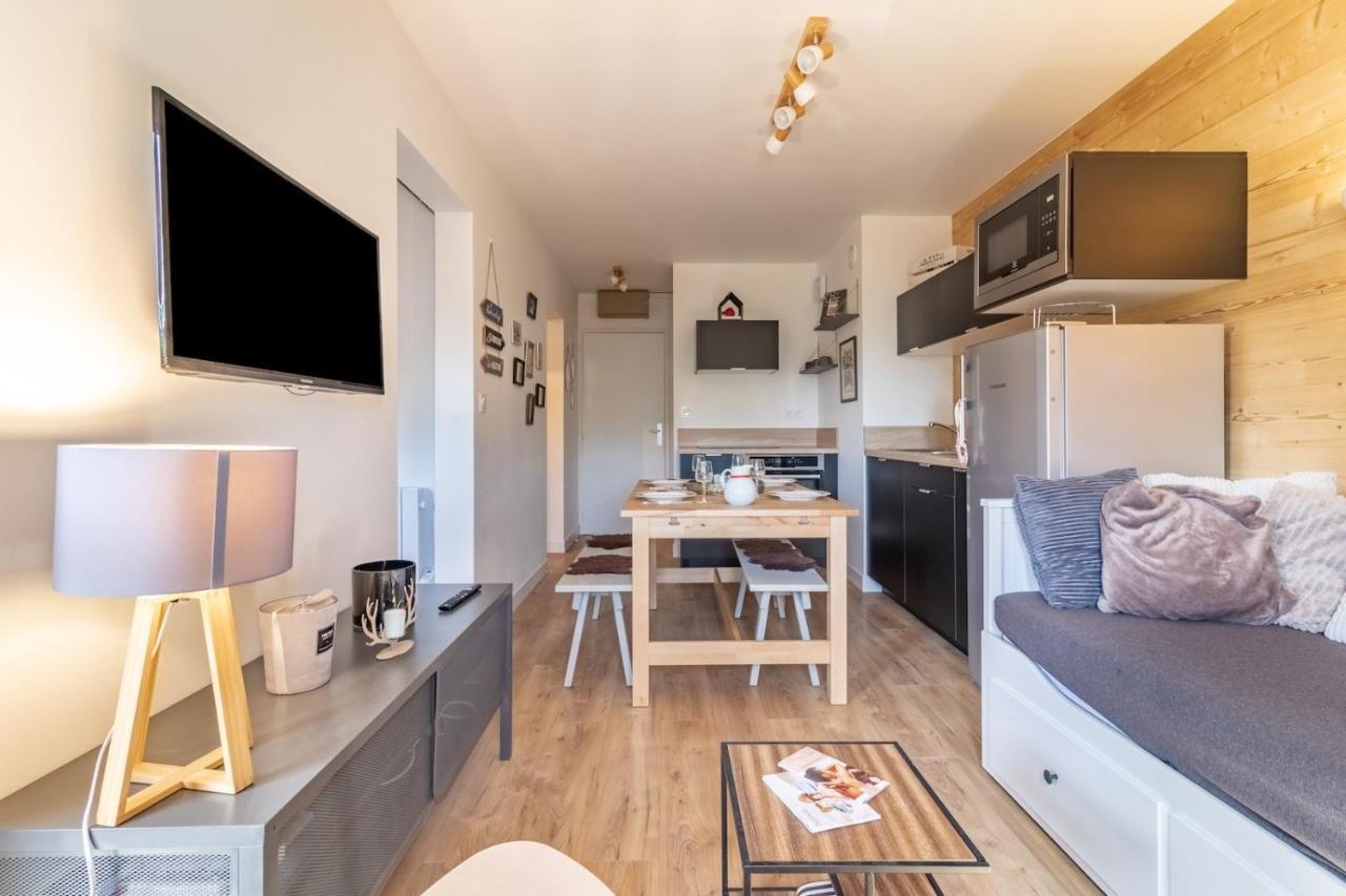 Apartamento Les Gourgs Blancs - 80M Des Pistes - 6 Personnes Génos Exterior foto