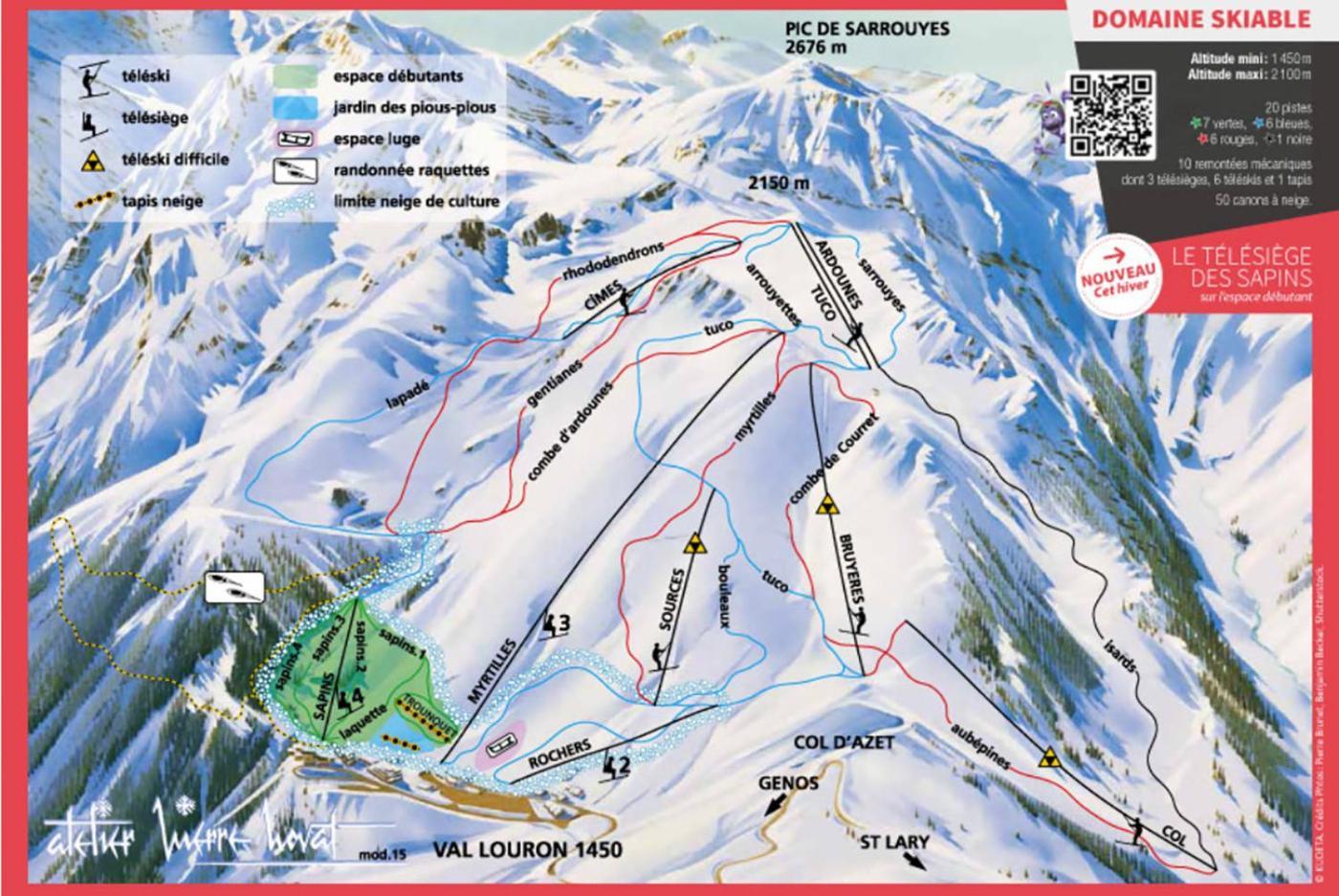 Apartamento Les Gourgs Blancs - 80M Des Pistes - 6 Personnes Génos Exterior foto